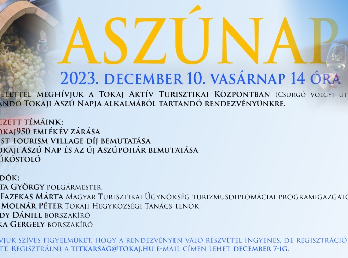 A Tokaji Aszú Napja