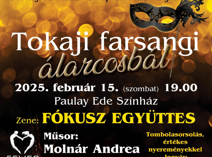 Tokaji farsangi álarcosbál
