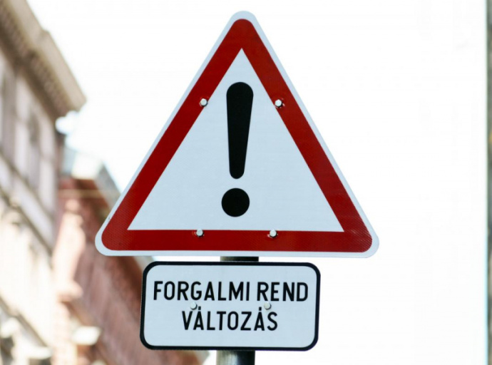 Figyelem! Forgalmi rend változás!