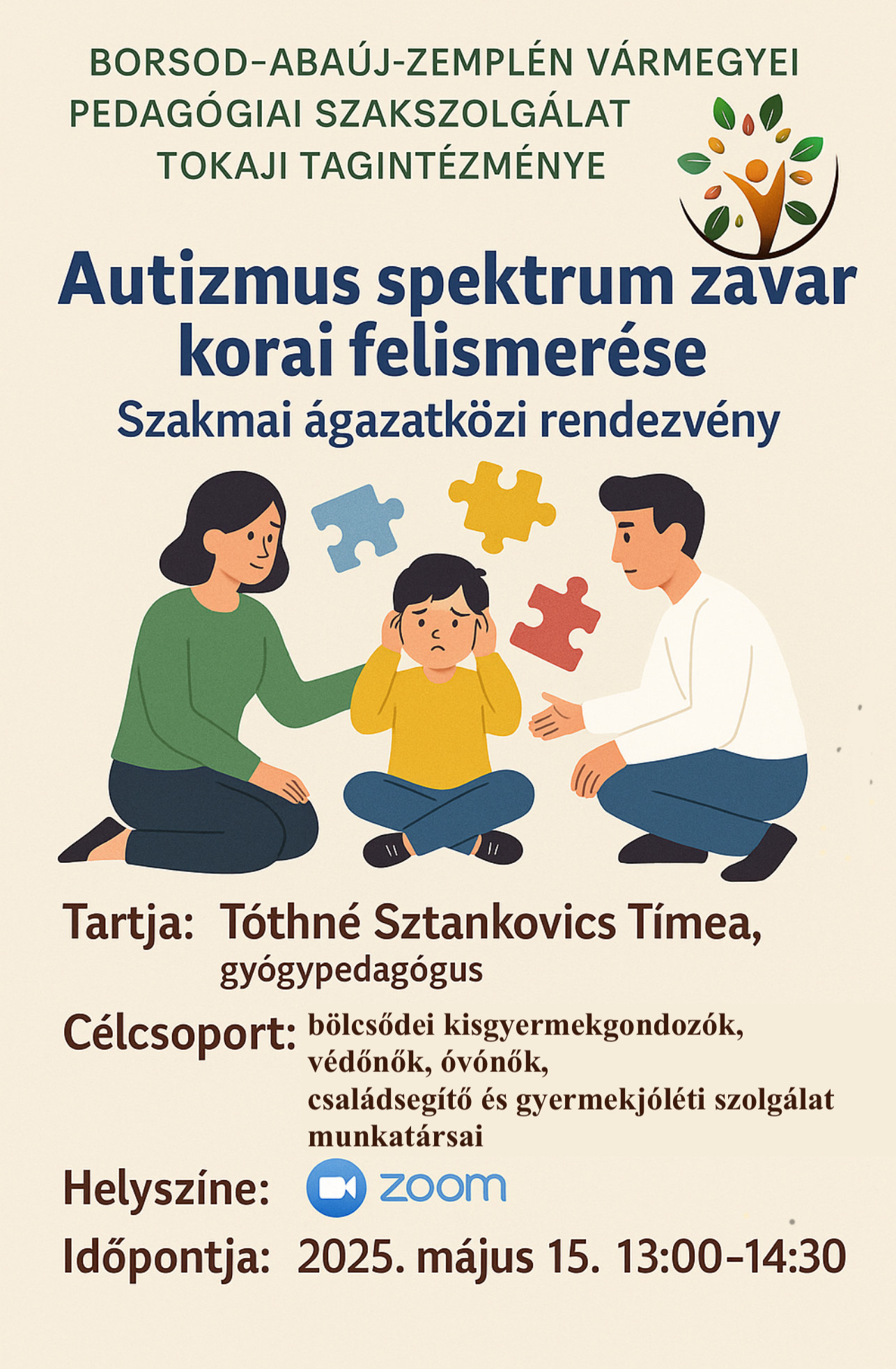 Autizmus spektrum zavar korai felismerese