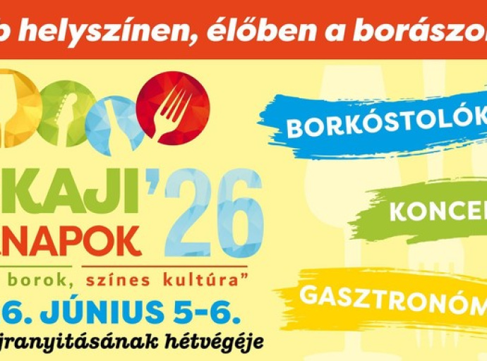Tokaji Bornapok - 2026. június 4-6.