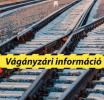 Vágányzári információ