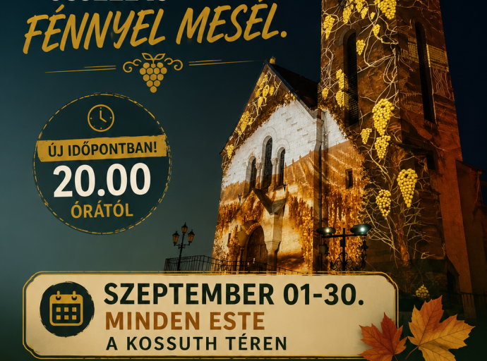 Fényfestés szeptemberi időpontjai