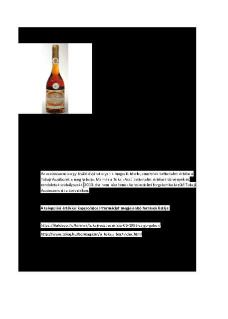 5. Tokaji Aszúeszencia 