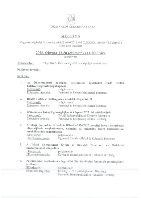 Meghívó 2026.02.12. KT. 