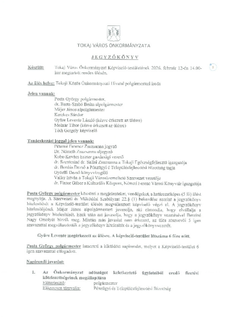 JKV. 2026.02.12 mellékletekkel