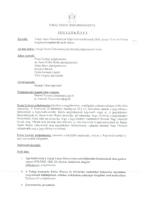 JKV. 2026.01.13. nyilt KT.