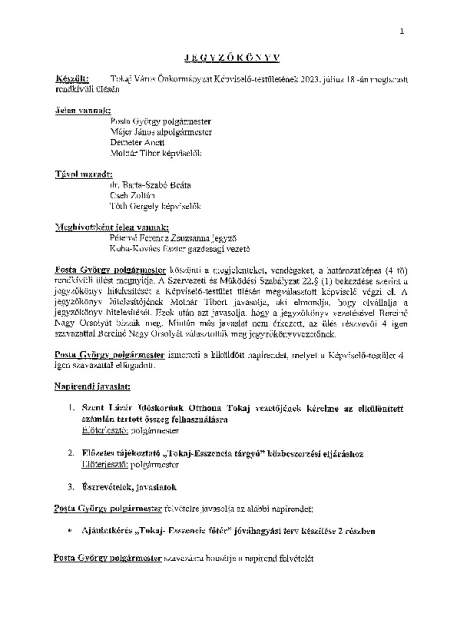 JKV 2023.07.18. KT rendkívüli nyílt