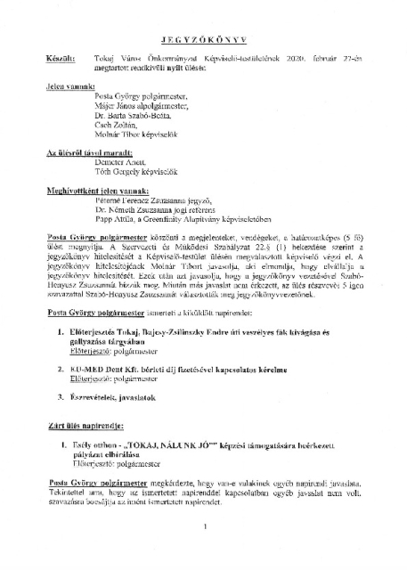 JKV. 2020.02.27. rendkívüli