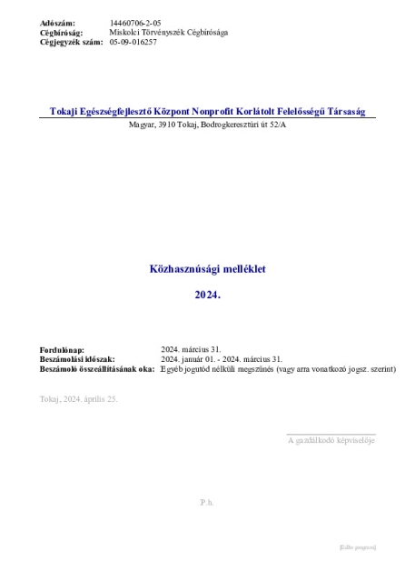 JKV. 2024.04.25. 3. melleklet TOKAJI_EGESZSEGFEJLESZTO_KOZPON_KOZHASZNUSAGI_MELLEKLET_2024