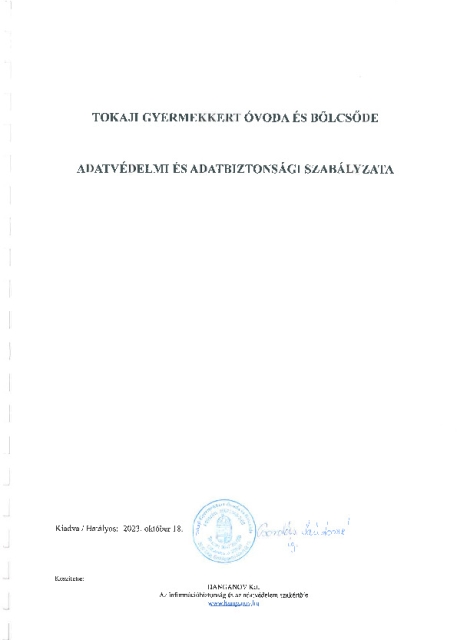 Adatvédelmi szabályzat